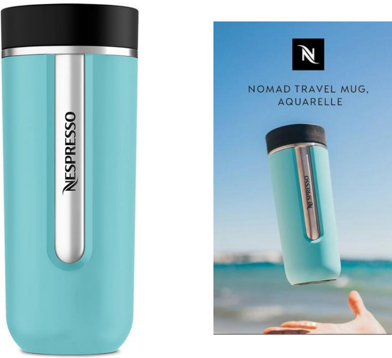 Nespresso Nomad Travel Termos Mug Large Aquarelle 540ml