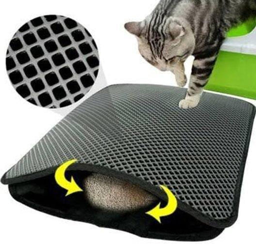 Cat Paw Kedi Kumu Toplayıcı Paspas 45x60cm, Kaymaz Taban, Yıkanabilir Bonvagon