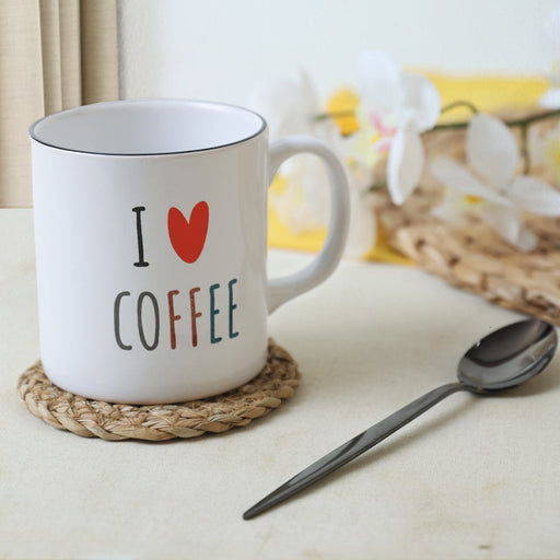 I Love Coffee Silindir Kupa 10cm Bonvagon