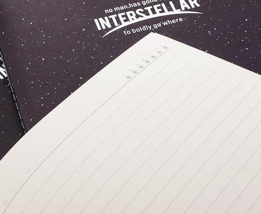 Interstellar B5 Çizgili Defter Super Siyah Bonvagon