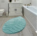 Jungle Leaf Mint 60x100cm Akrilik Banyo Paspas ve Halısı, Kaymaz Taban, Yıkanabilir Bonvagon