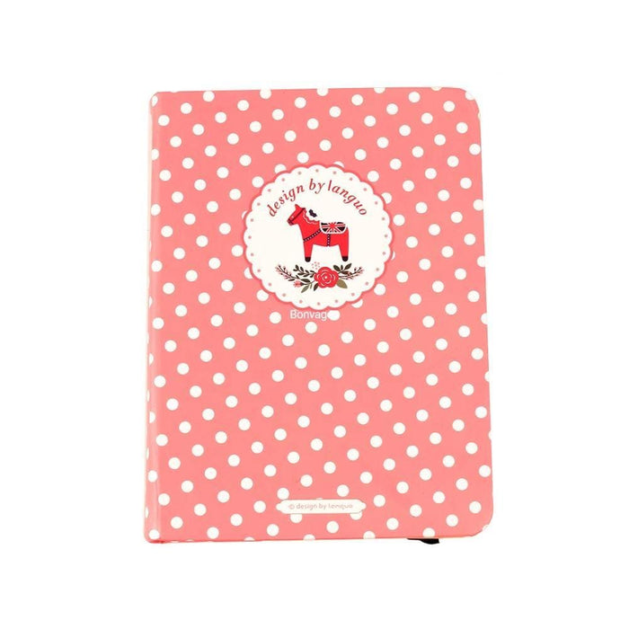 Kalın Kapaklı Pembe Defter 108x148mm Bonvagon