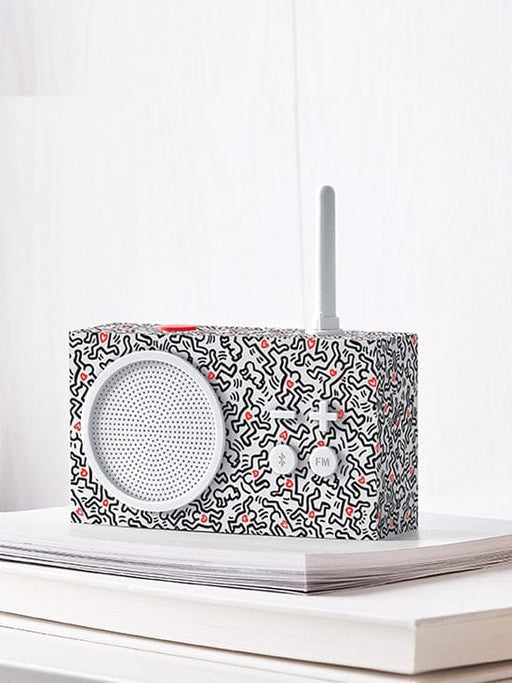 Lexon Tykho 3 Bluetooth Hoparlör ve Radyo X Keith Haring  - Love Bonvagon