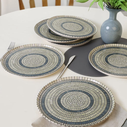 Mosaic Marvels Servis Tabağı 28 cm 6 Adet Bonvagon