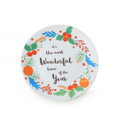 New Year Wonderful Time Servis Tabağı 26cm 21657 Bonvagon