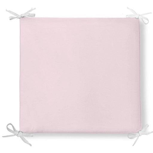 Pembe Renkli Dekoratif Kare Sandalye Minderi 40x40cm Fermuarlı Bonvagon