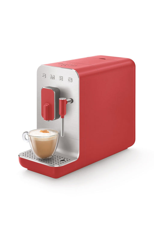 Smeg 50's Style BCC02rdmeu Otomatik Espresso Kahve Makinesi Mat Kırmızı Bonvagon