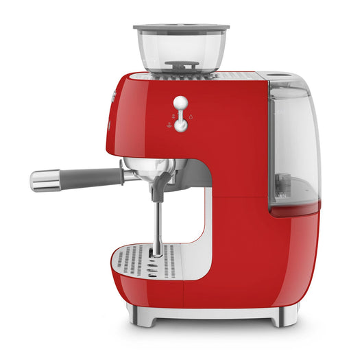 Smeg Kırmızı Kahve Öğütücülü Espresso Makinesi Egf03Rdeu Bonvagon