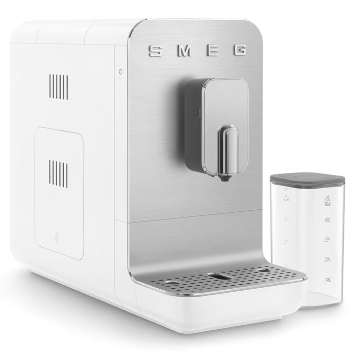 Smeg Mat Beyaz 50's Style BCC13WHMEU Otomatik Süt Tanklı Espresso Kahve Makinesi Bonvagon