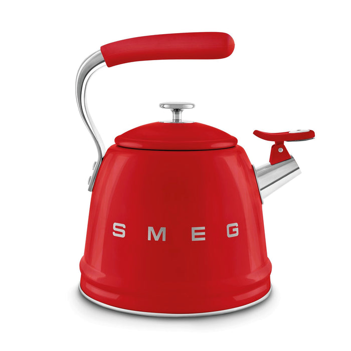 Smeg Ocak Üstü Islıklı Whistling Kettle Su Isıtıcısı Kırmızı CKLW2001RD Bonvagon