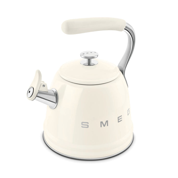 Smeg Ocak Üstü Islıklı Whistling Kettle Su Isıtıcısı Krem CKLW2001CR Bonvagon