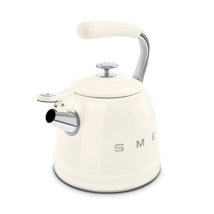 Smeg Ocak Üstü Islıklı Whistling Kettle Su Isıtıcısı Krem CKLW2001CR Bonvagon