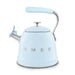 Smeg Ocak Üstü Islıklı Whistling Kettle Su Isıtıcısı Pastel Mavi CKLW2001PB Bonvagon