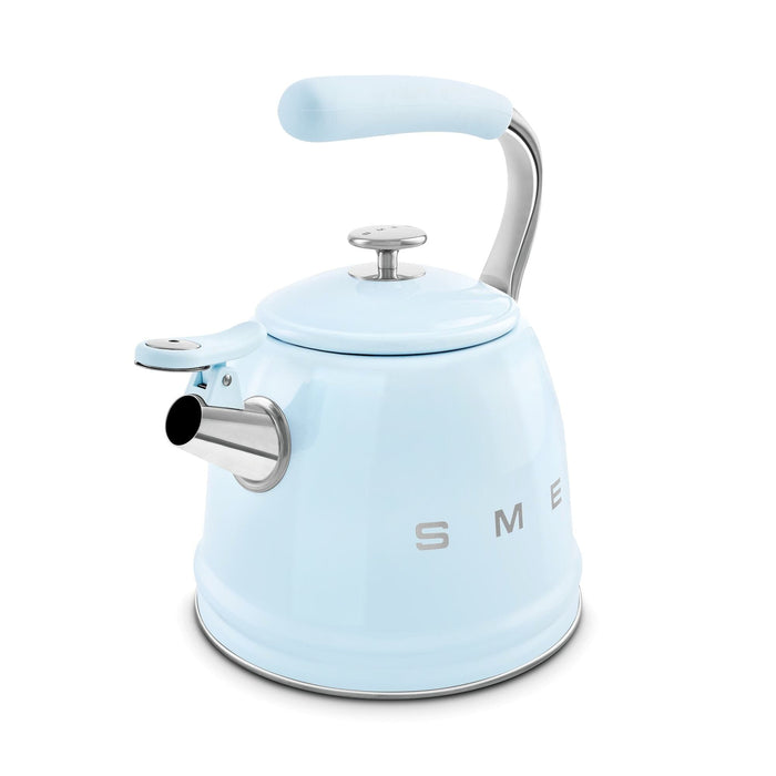 Smeg Ocak Üstü Islıklı Whistling Kettle Su Isıtıcısı Pastel Mavi CKLW2001PB Bonvagon