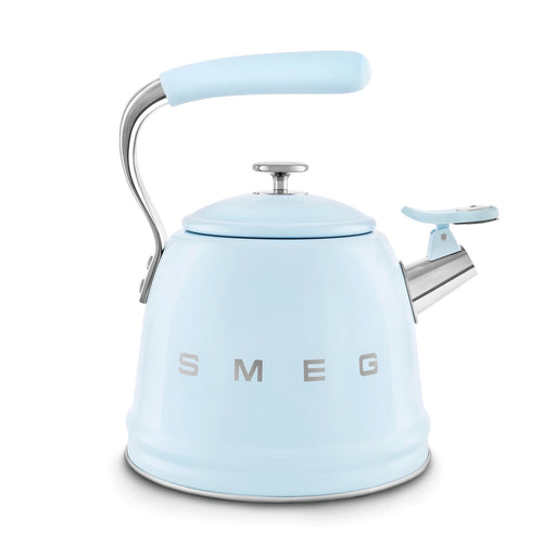 Smeg Ocak Üstü Islıklı Whistling Kettle Su Isıtıcısı Pastel Mavi CKLW2001PB Bonvagon